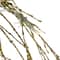 36" Pre-Lit Gold Glittered Twig Wreath with Warm White Lights